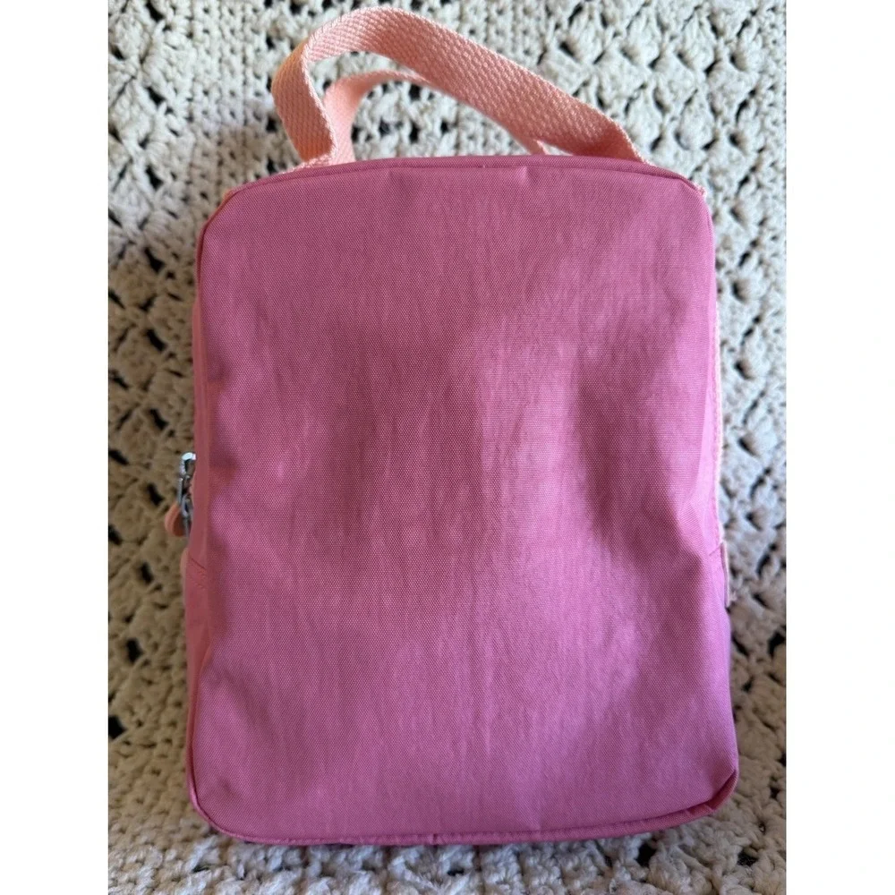 Kipling womens Lyla insulated lunch bag, Gorgeous Pink w/peach, Small US